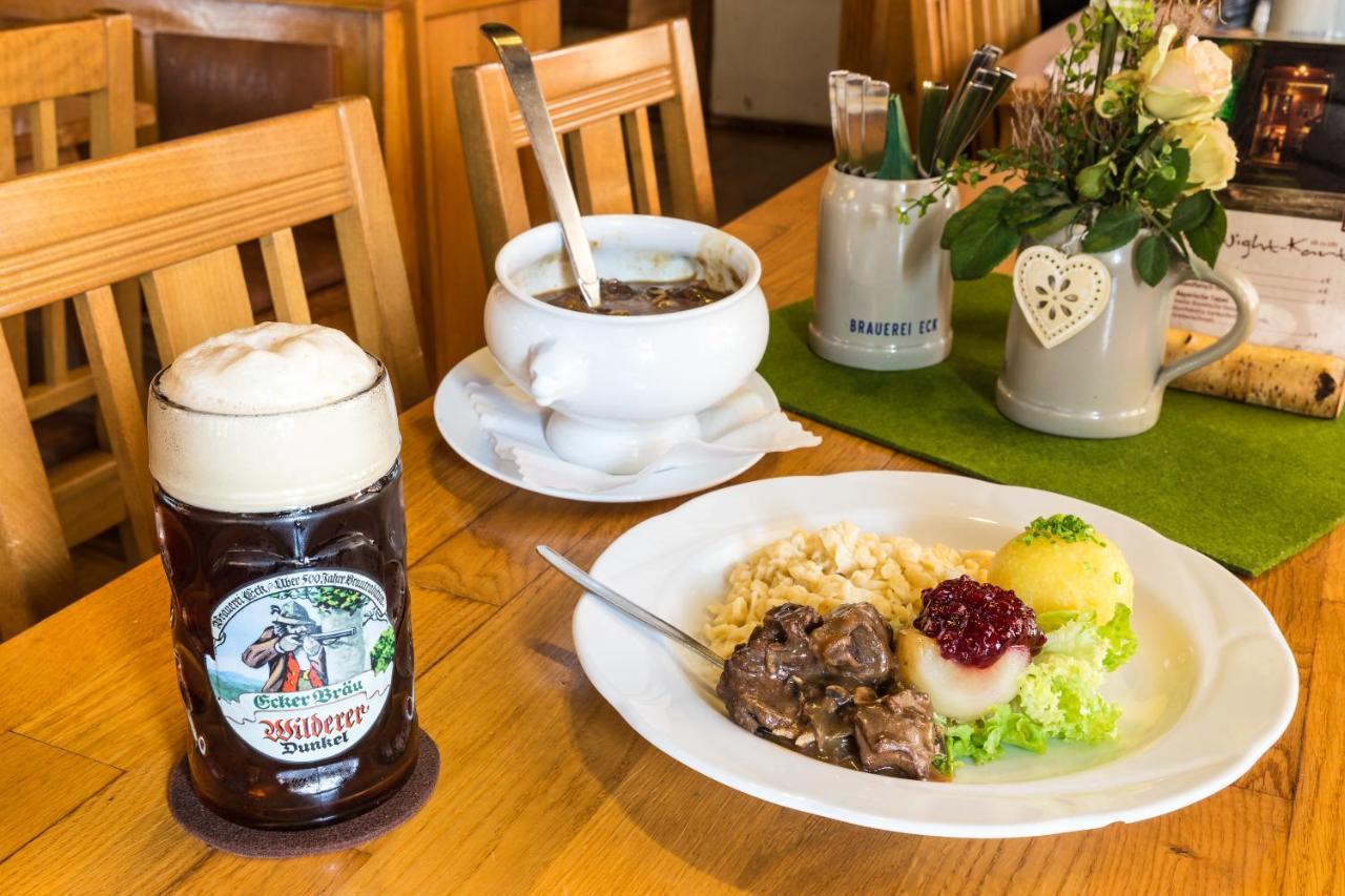 Brauerei-Gasthof Eck Hotel Bobrach ภายนอก รูปภาพ